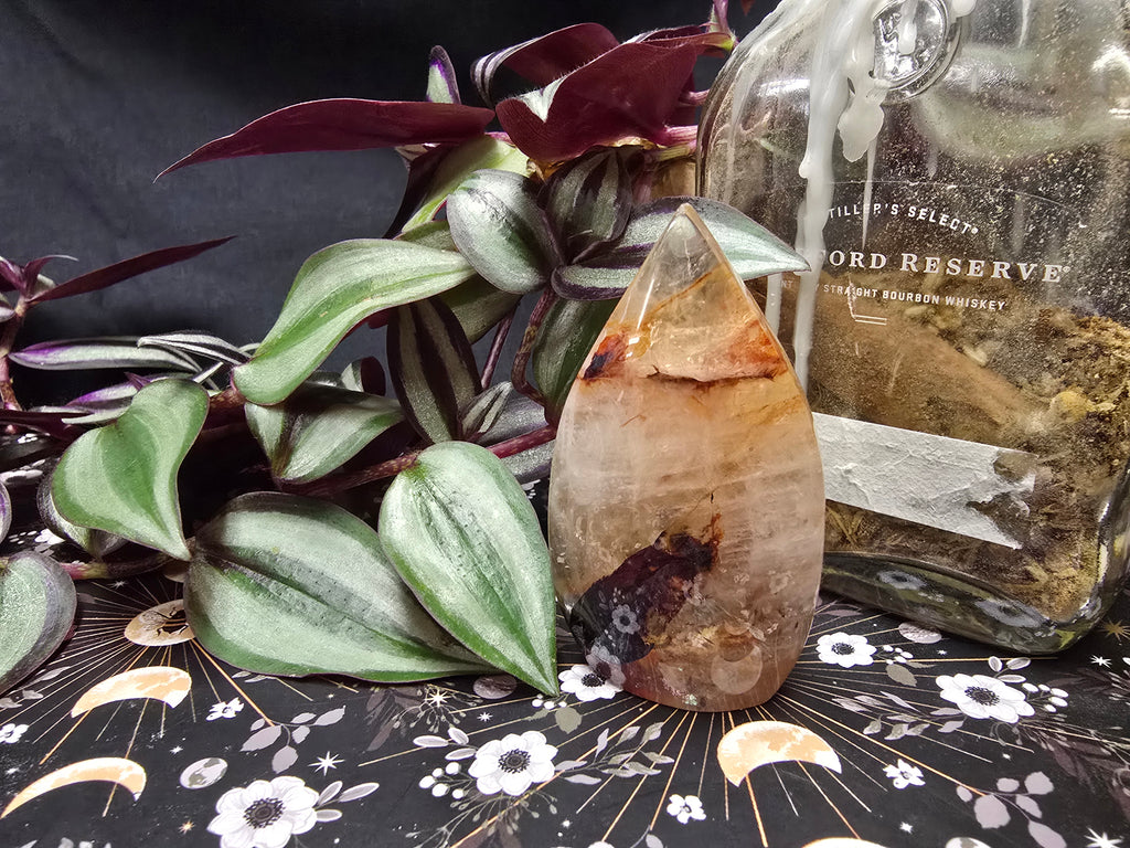 Fire Quartz-Teardrop