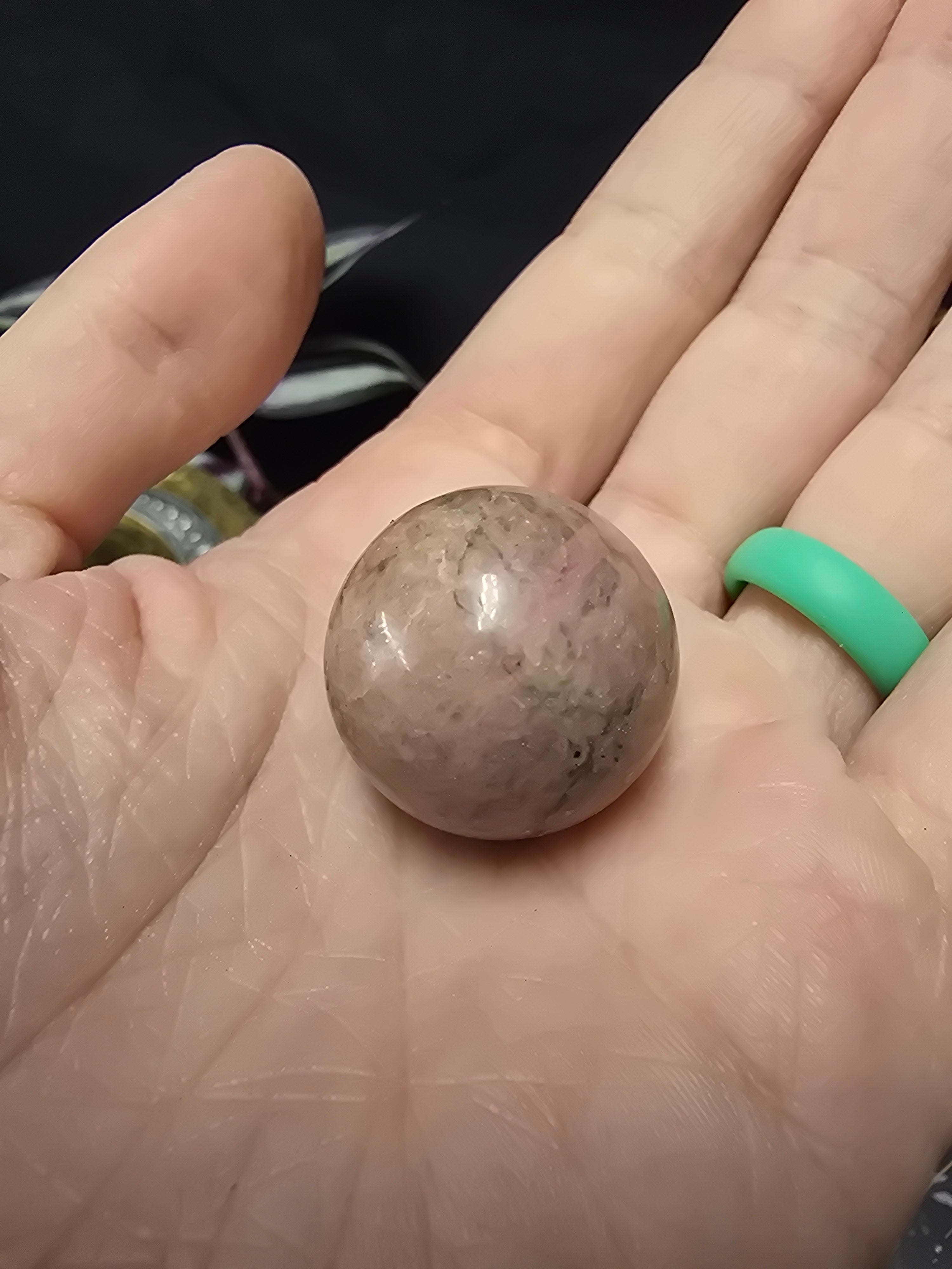 Rhodonite Sphere